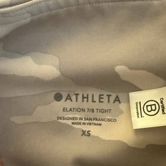 Athleta Elation 7/8 Tight Camo Leggings - Picture 2 of 4